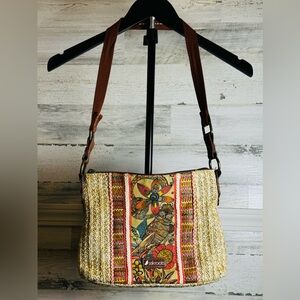 The Sak Sakroots Sky Spirit Desert Owl Crossbody Festival Purse